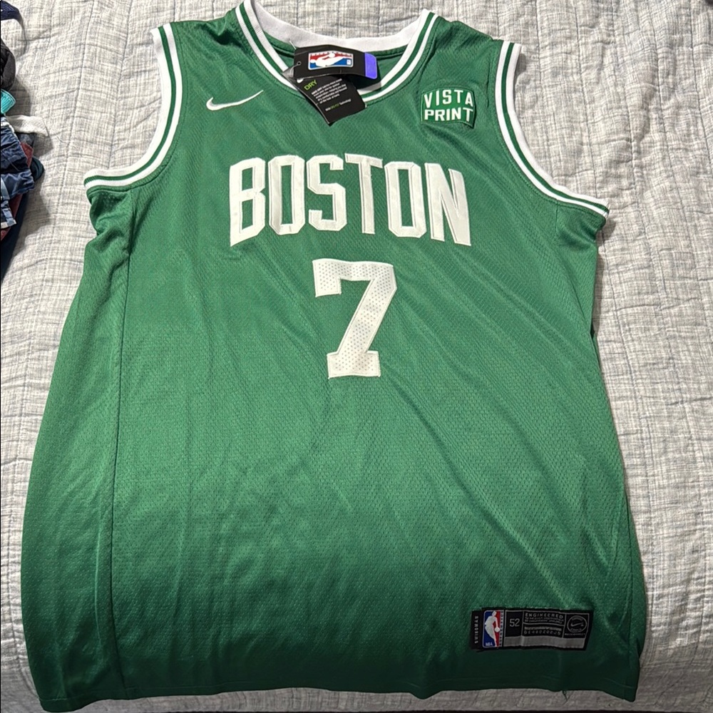 Nike Boston Celtics Jersey - Green and White